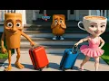 Lagu Ballerina Cappuccina Surprise with Tung Tung Sahur in Granny House | Funny Horror Animation
