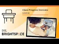 Class Progress Overview Learner