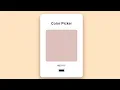 color picker in html css and javascript web development