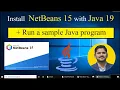 How to install NetBeans 15 on Windows 10 with Java 19 Updated 2022