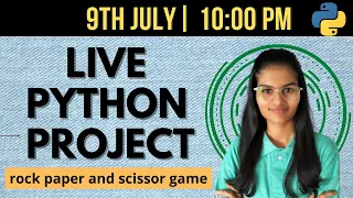 Live Python coding project Python live project for practice Live coding data science python