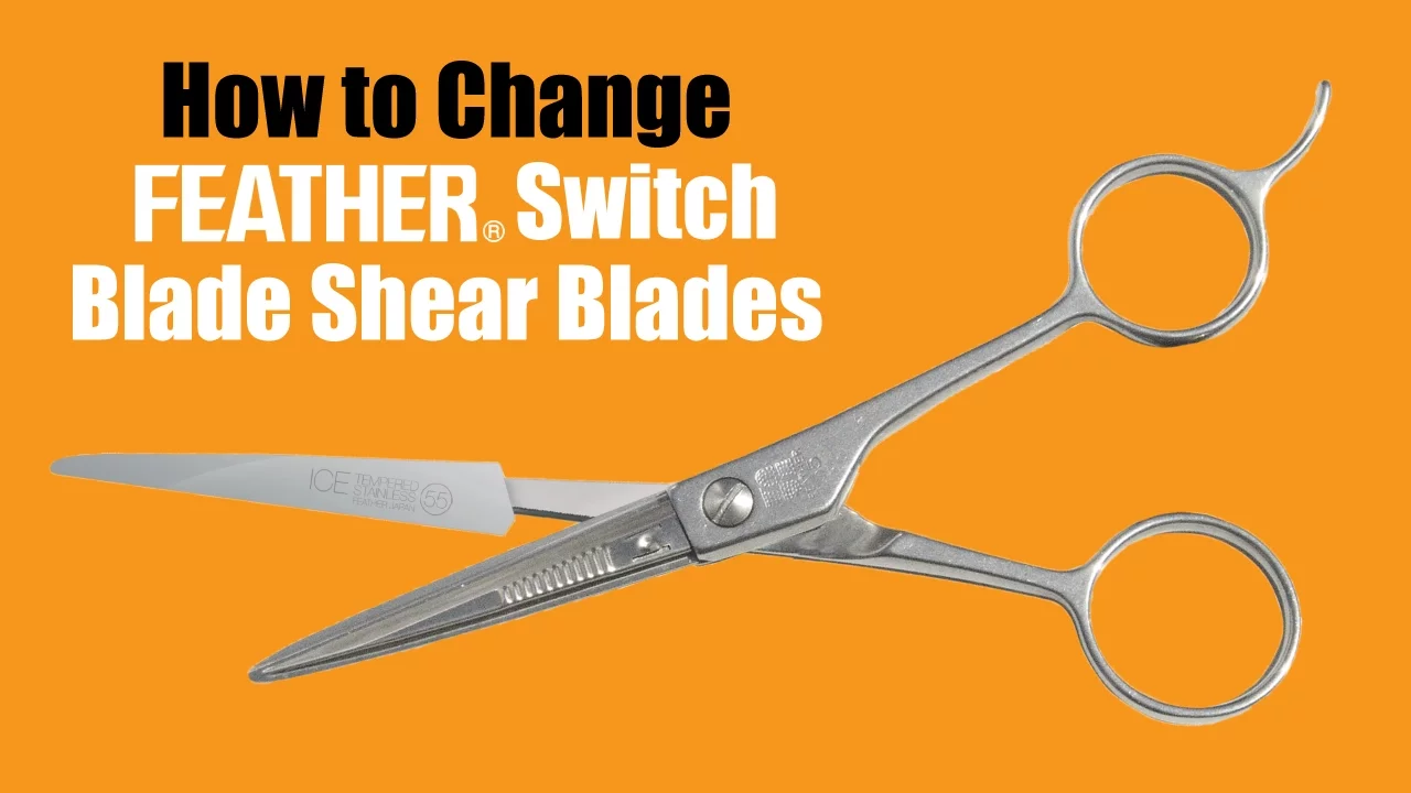 How to change Feather Switch Blade Shear Blades