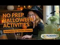 Fun Easy Halloween ESL Lesson Ideas 4 No Prep Activities for Online English Teachers