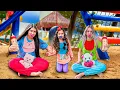 Download Lagu EU E MINHA IRMÃZINHA VIRAMOS UM BEBÊ NO PARQUINHO DE AREIA!!