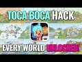 Toca Boca World iOS Android - How to Unlock EVERYTHING in Toca Boca Scenes Packs etc