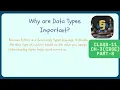 Data Types in Python part 9 Class 11 IP CBSE Python for Beginners Easy Explaination in hindi