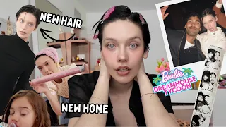 I CUT MY HAIR & BARBIE DREAMHOUSE TRANSFORMATION! | Weekly Vlog Ep. 4