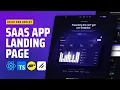Create a Stunning SaaS Landing Page with React Tailwind