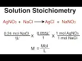 Solution Stoichiometry Made Easy Molarity Mass and Volume Practice Problems