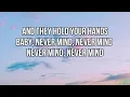 Dennis Lloyd - NEVERMIND (Lyrics)