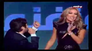 اصعب كلمة معين شريف ومايا دياب دندنها