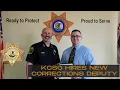 KCSO Hires New Corrections Deputy