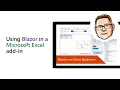 Using Blazor in a Microsoft Excel add-in