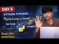Python for Loop Explained with Real-Life Examples Day 6