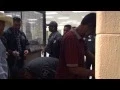 Amit Livingston arrives at the Cameron County Jail