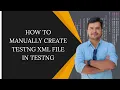 How to Manually Create a TestNG XML File in Selenium