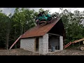 Building a strong garage roof