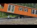 Amish Built 14x42 Shed Cabin Delivery