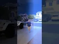 Lightning causing a neighborhood power outage