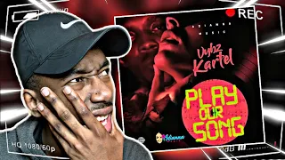 vybz kartel play our song official audio reaction by the reaction boss