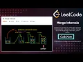 Merge Intervals Overlapping Google InterviewBit Microsoft Brute Optimal 56 no Leet Code