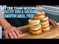 Egg Turkey Sausage McMuffin Meal Prep