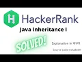 HackerRank in - Java Inheritance I