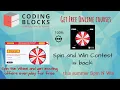 Coding Blocks Free Courses Coding Blocks Paid Courses For Free 100 Discount Spin n Win Contest