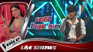 Akash Liyanage | Nelum Vilen Pena (නෙළුම් විලෙන් පැන) | Live shows |The Voice Teens Sri Lanka S3