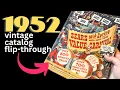 NOSTALGIC 1952 Vintage Catalogue Flip Through Sears Roebuck Co