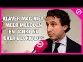JESSE KLAVER blijft JANKEN over formatie