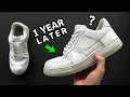 NIKE AIR FORCE 1 LOW AFTER 1 YEAR OF WEARING