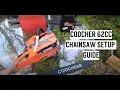 How to Set Up COOCHEER 62CC Chainsaw Step by Step Easy Setup 20 Gas Powered
