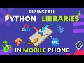 Installing Python Packages on Phone with PIP - Easy Tutorial