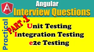 Angular Interview Question - Unit Testing