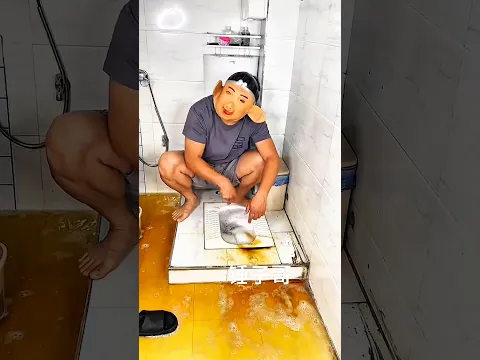 The Unusual Trick to Get a Candy Out of the Toilet! 🍬🚽😱😂