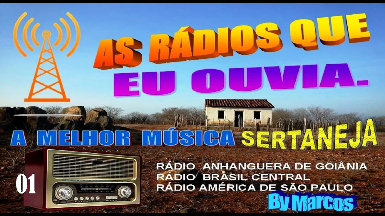 01 - As RÁDIOS que eu ouvia com o melhor da música Sertaneja - Recordando o passado