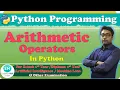 Arithmetic Operators Python Programming B 1st Year By Aaditya Anand