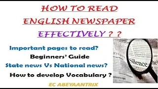 Download How to read English newspaper EFFECTIVELY | Current Affairs Vs Vocabulary | Beginners' Guide MP3