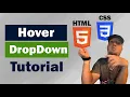 How to Create Drop Down Menu HTML CSS