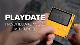 Playdate Konsole: Handheld mit Kurbel im Test