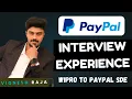 Paypal Interview Experience From Wipro to Amazon to Paypal SDE Vignesh Guide to crack interview