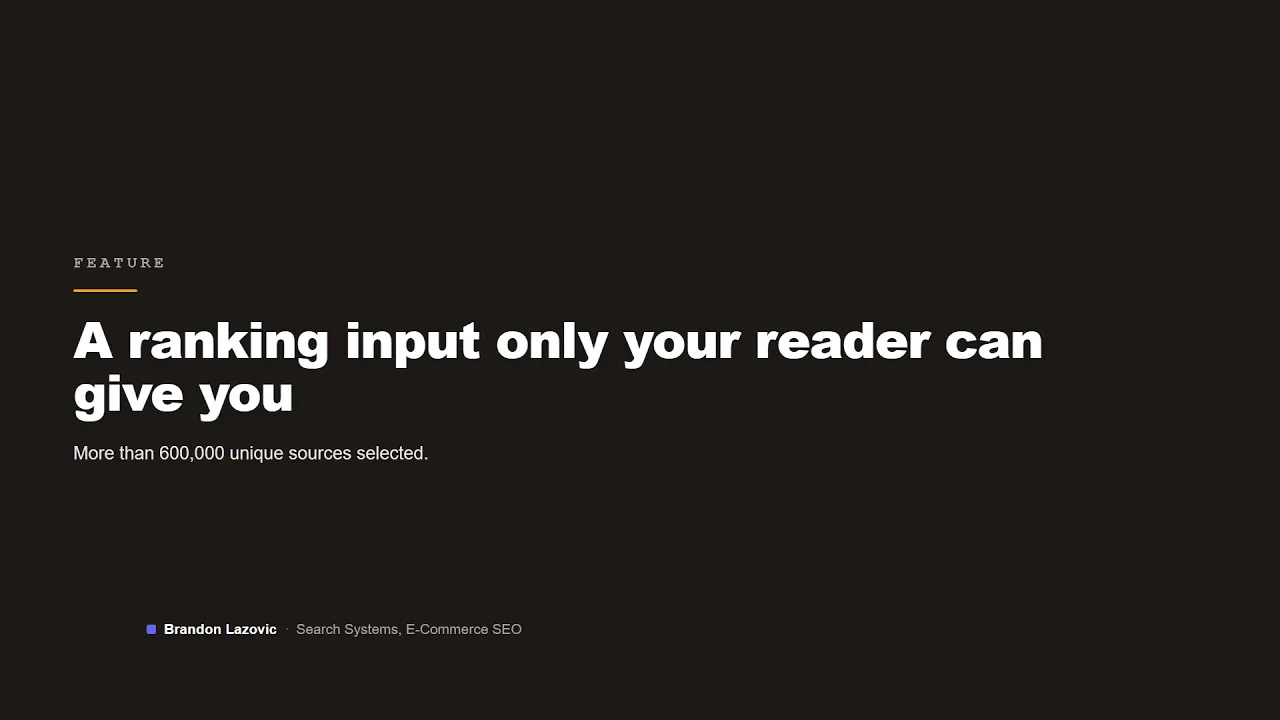 Video thumbnail: Preferred Sources Excludes Any Site on a Subdirectory
