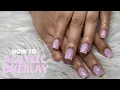 Pastel Pink Acrylic Overlay Nails How to do Acrylic Overlay Acrylic Nail Tutorial Clarissa Ama
