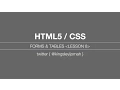Learn HTML5 and CSS for beginners - PROJECT D