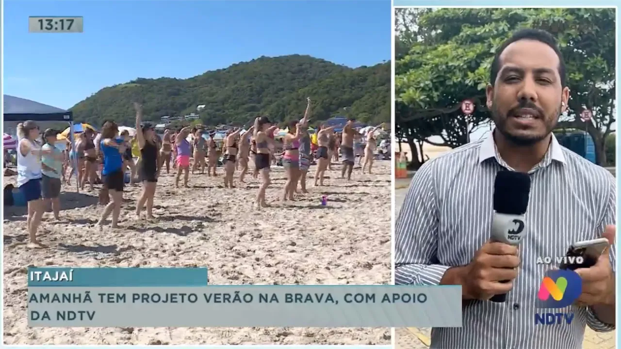 Amanhã tem projeto Verão na Brava, com apoio da NDTV