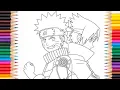 Naruto Coloring Pages Naruto Naruto painting