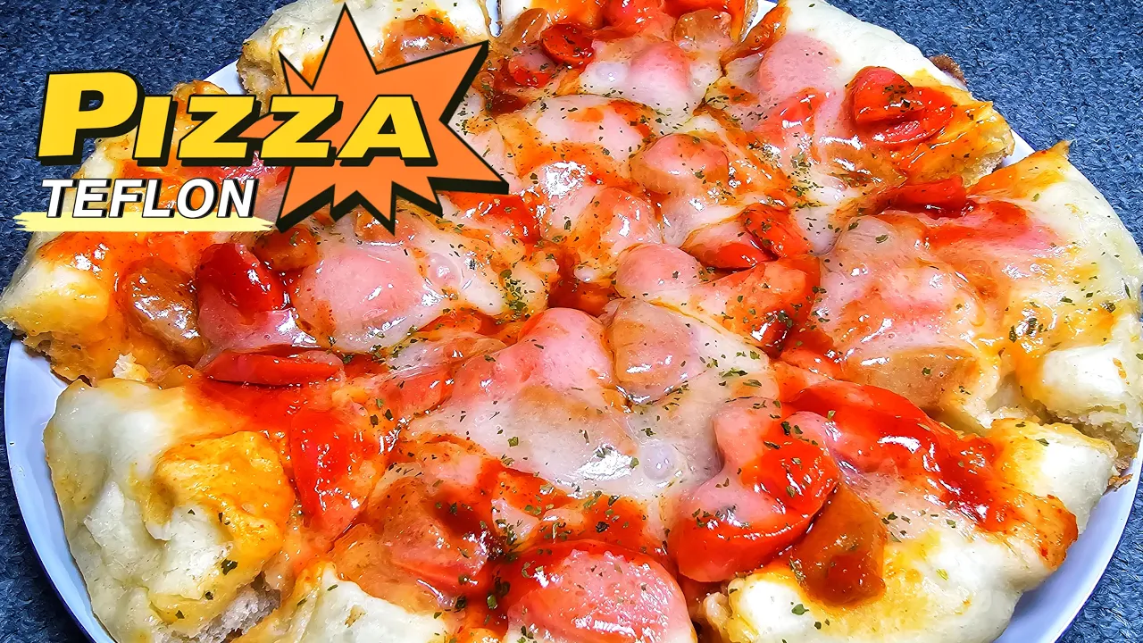 PIZZA TEFLON -- TANPA OVEN, TETAP LEMBUT DAN LUMER | RESEP PIZZA RUMAHAN ALA RESTORAN!! PIZZA TEFLON -- TANPA OVEN, TETAP LEMBUT DAN LUMER | RESEP PIZZA RUMAHAN ALA RESTORAN!!