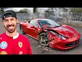 RECONSTRUCCIÓN DE UN FERRARI 458 DESTRUIDO