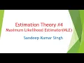 Maximum Likelihood Estimator Engineering Mathematics Probability and Statistics L20